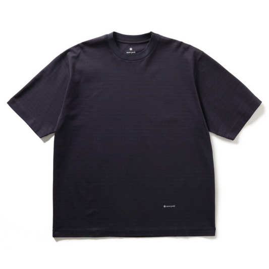 Snow Peak Organic Cotton Mercerised Border T-Shirt - Striped