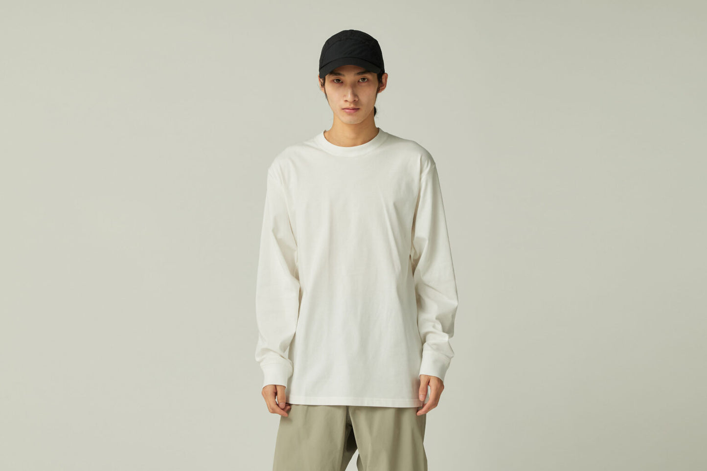 Snow Peak Typography L/S T-Shirt - White