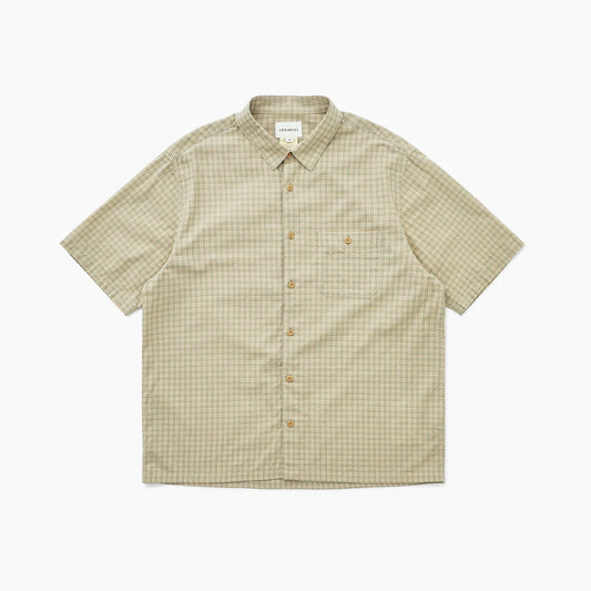 Khakis Border Check S/S Shirt - Green