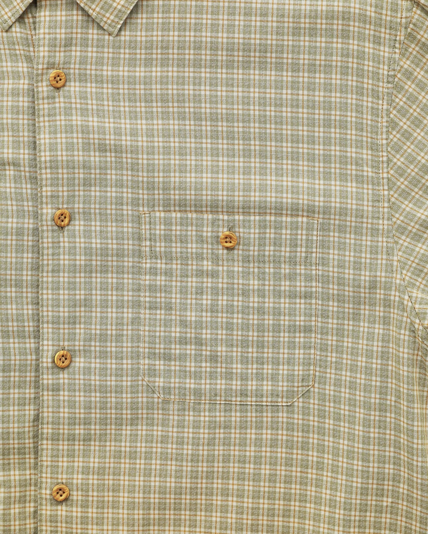 Khakis Border Check S/S Shirt - Green