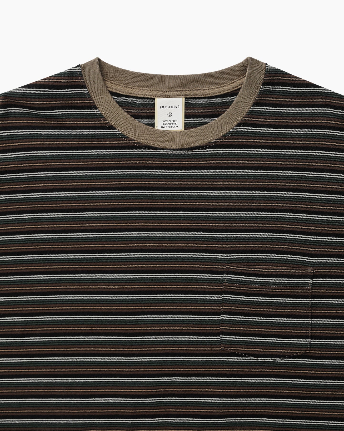 Khakis Border S/S T-Shirt - Brown