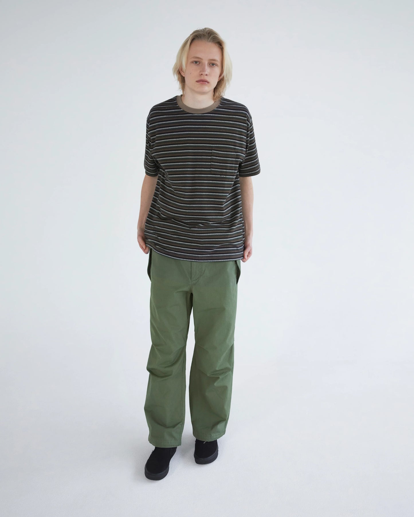 Khakis Border S/S T-Shirt - Brown