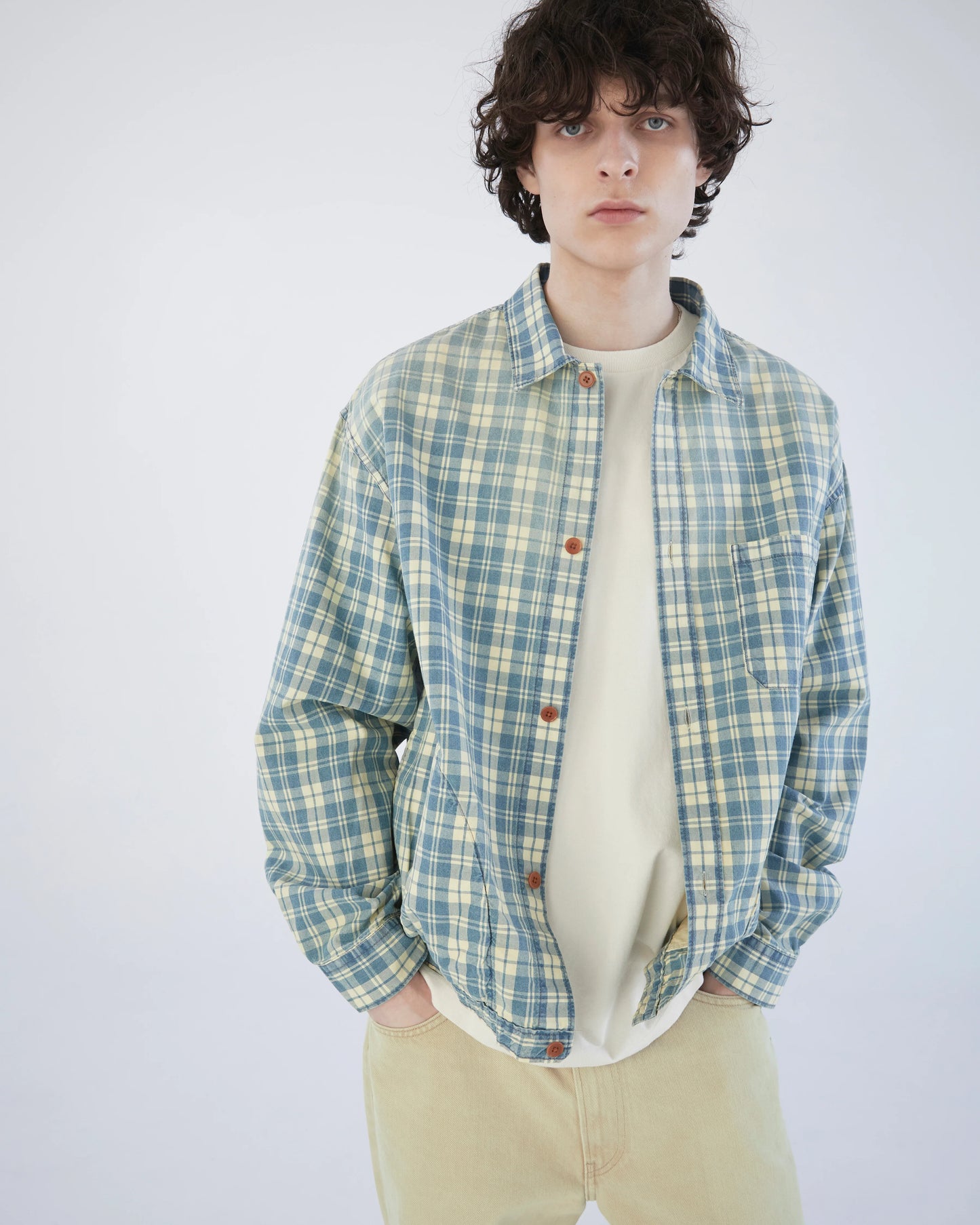 Khakis Hawaiian Jacket - Aged Blue