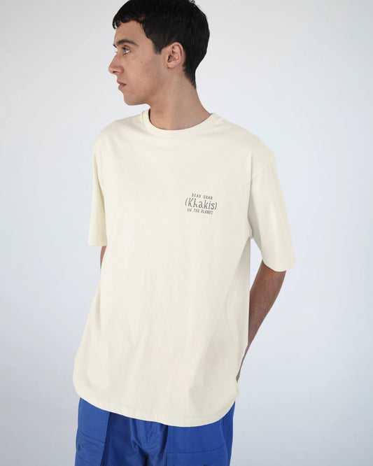 Khakis T.W Drawing S/S T-Shirt - Ivory